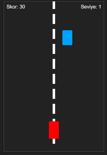 HTML5 Araba Basit Yarışı
